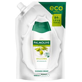 PALMOLIVE αφρόλουτρο ανταλλακτικό Naturals με ελιές & γάλα 1000ml