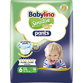 BABYLINO πάνες Unisex No.6 Extra Large 13-18kg 18τεμ.  