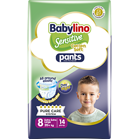 BABYLINO πάνες Unisex Extra Extra Large 20kg No.8 14τεμ.   