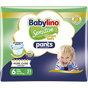 BABYLINO πάνες Cotton Soft Unisex No6 Extra Large 13-18kg 31τεμ. 