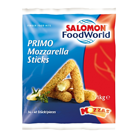 SALOMON Mozzarella Sticks Primo κατεψυγμένα 1kg