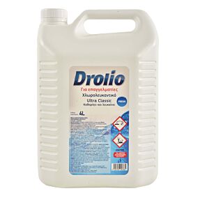 DROLIO χλωρολευκαντικό Ultra Fresh 4lt