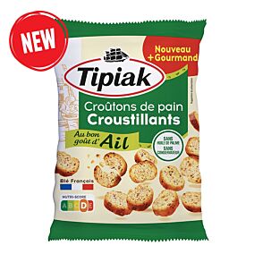 TIPIAK κρουτόν με γεύση σκόρδο 75g