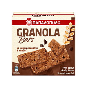 ΠΑΠΑΔΟΠΟΥΛΟΥ μπάρες δημητριακών Granola Bars με σοκολάτα 5x42g