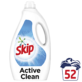 SKIP υγρό απορρυπαντικό Active Clean 52μεζ.