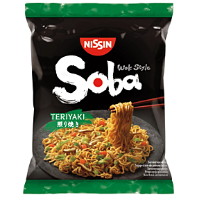 NISSIN νούντλς Soba με γεύση τεριγιάκι 110g