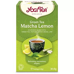 YOGI TEA τσάι πράσινο Matcha Lemon βιολογικό 30,6g