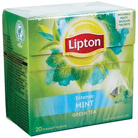 LIPTON πράσινο τσάι πυραμίδα μέντα 20x32g