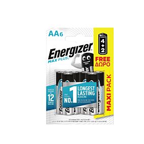 ENERGIZER μπαταρίες Max Plus AA 4+2 ΔΩΡΟ