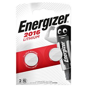 ENERGIZER μπαταρίες λιθίου CR2016 2τεμ.