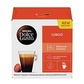 NESCAFE κάψουλες Dolce Gusto Lungo 89,6g 16τεμ.