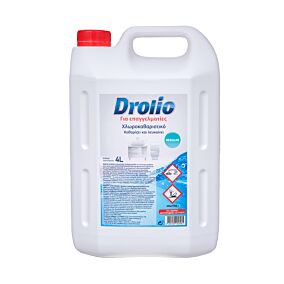 DROLIO υγρό χλωροκαθαριστικό Regular 4lt