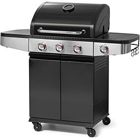 FIELDMANN ψησταριά υγραερίου BBQ FZG-3013 με 3 εστίες & πλαϊνό μάτι