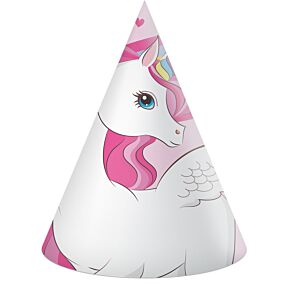 ΠΡΟΚΟΣ καπέλα χάρτινα Unicorn Party FSC 6τεμ.