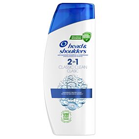 HEAD & SHOULDERS σαμπουάν 2 σε 1 Classic Clean 625ml