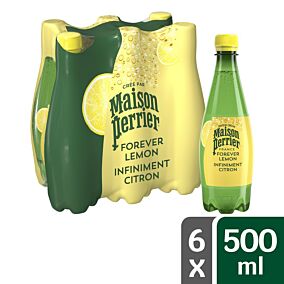 MAISON PERRIER ανθρακούχο νερό Forever Lemon 6x500ml