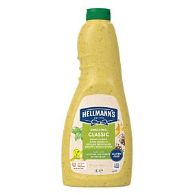 HELLMANN’S σάλτσα για σαλάτες Dressing Classic 1lt