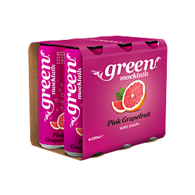 GREEN αναψυκτικό Pink Grapefruit Mocktails 6x330ml