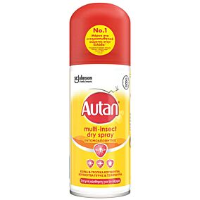 AUTAN εντομοαπωθητικό σπρέι Multi Insect Dry 100ml