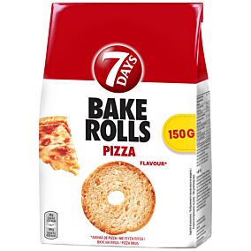 7DAYS κράκερ Bake Rolls με γεύση Pizza 150g