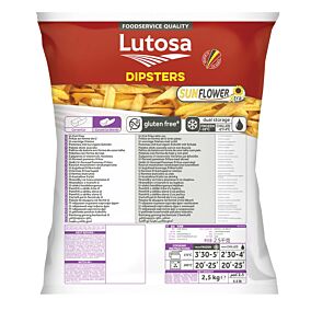 LUTOSA πατάτες Dipsters κατεψυγμένες 2,5kg