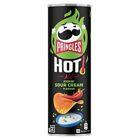 PRINGLES πατατάκια Hot Kickin' Sour Cream 160g