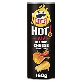 PRINGLES πατατάκια Hot Flamin' Cheese 160g