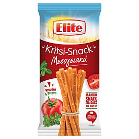 ELITE κριτσίνια μεσογειακά Kritsi-Snack με ντομάτα & ρίγανη 125g