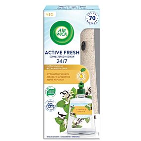 AIRWICK σύστημα αρωματισμού Active Fresh βανίλια & ορχιδέα 228ml