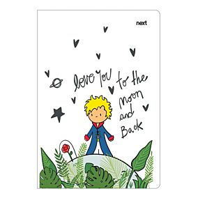 ΝΕΧΤ τετράδιο καρφίτσα Little Prince 17x25cm