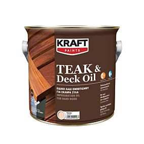 KRAFT λάδι για εμπλουτισμό ξύλου Teak & Deck 2,5lt