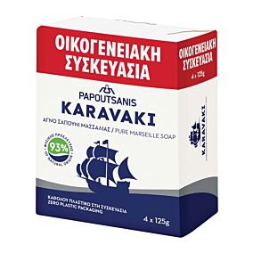 PAPOUTSANIS σαπούνι Καραβάκι Classic 4x125g