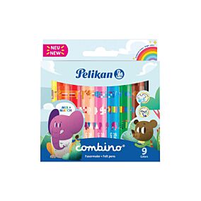 PELIKAN μαρκαδόροι Combino Super 411 9τεμ.