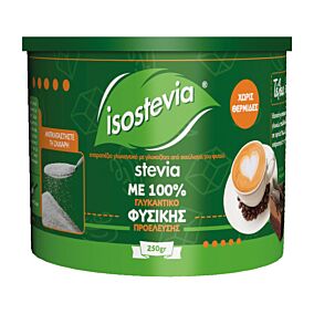 ISOSTEVIA γλυκαντικό στέβια χωρίς γλουτένη 250g