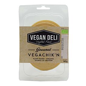 FIT FOOD φυτικό προϊόν σε φέτες Vegachik'n Vegan βιολογικό 90g