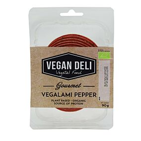 FIT FOOD φυτικό προϊόν σε φέτες Vegalami Pepper Vegan βιολογικό 90g