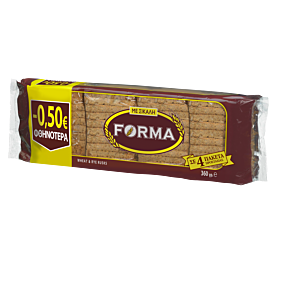 FORMA φρυγανιές σίκαλης 360g -0,50€