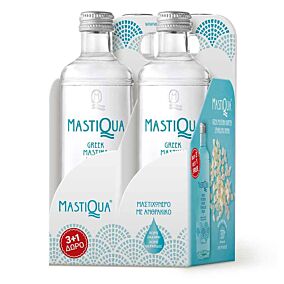 MASTIQUA ανθρακούχο νερό 4x330ml 3+1 ΔΩΡΟ