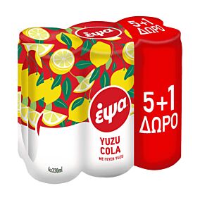 ΕΨΑ αναψυκτικό Yuzu Cola 6x330ml 5+1 ΔΩΡΟ