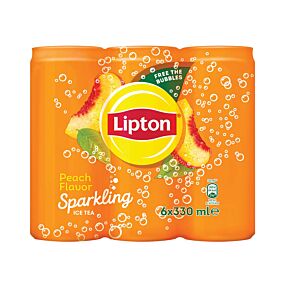 LIPTON αφέψημα Ice Tea ροδάκινο Sparkling 6x330ml