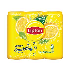 LIPTON αφέψημα Ice Tea λεμόνι Sparkling 6x330ml