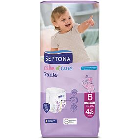 SEPTONA πάνες-βρακάκι Junior Calm N' Care 10-16kg No.5 42τεμ.