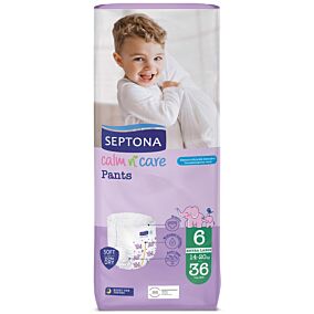 SEPTONA πάνες-βρακάκι βρεφικές Calm N' Care Extra Large 14-20kg No.6 36τεμ.