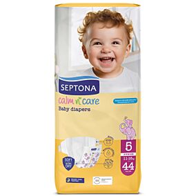 SEPTONA πάνες βρεφικές Calm N' Care Junior 11-16kg No.5 44τεμ.