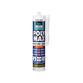 BISON σφραγιστικό Polymax διάφανο λευκό 280ml