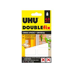 UHU ταινία διπλής όψης Doublefix Extreme ~4kg 16τεμ.