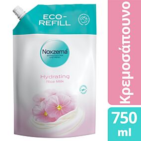 NOXZEMA υγρό κρεμοσάπουνο Lins & Rice ανταλλακτικό 750ml