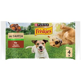 FRISKIES αρνί και καρότα σε σάλτσα 4x85g