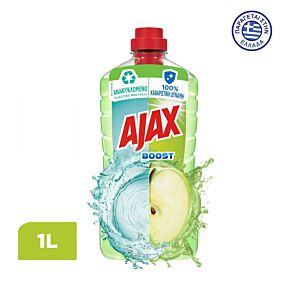 Ajax Boost Ξύδι και Μήλο Καθαριστικό Πατώματος (1000ml)